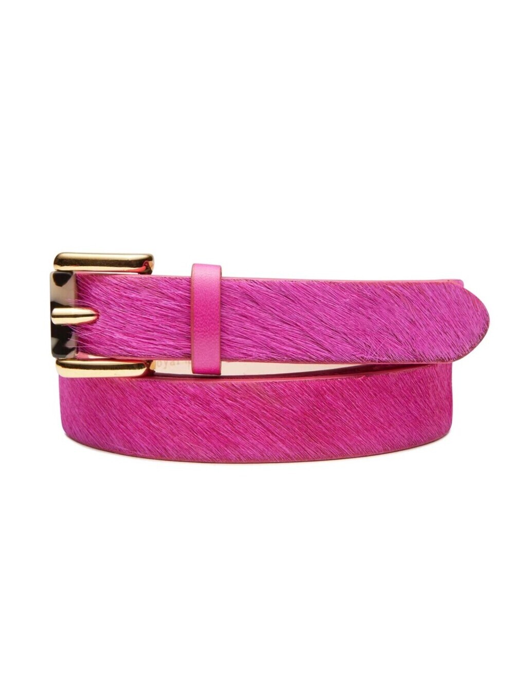 Royal Albartross London Foxtrot Pink Faux Fur Luxury Golf Belt, Medium,Brand New